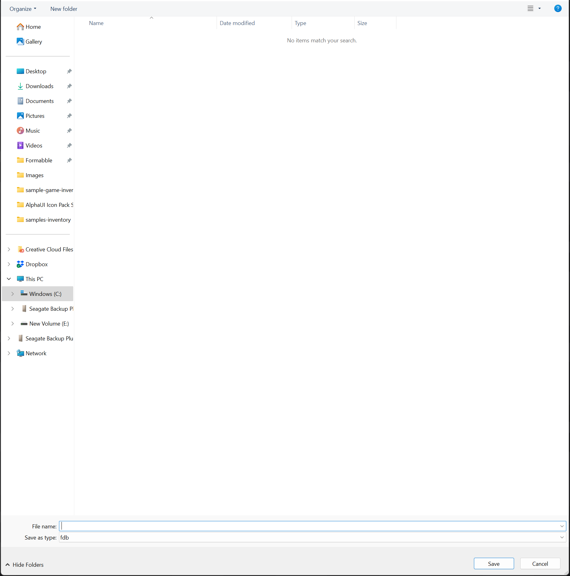 New Domain File Explorer Window